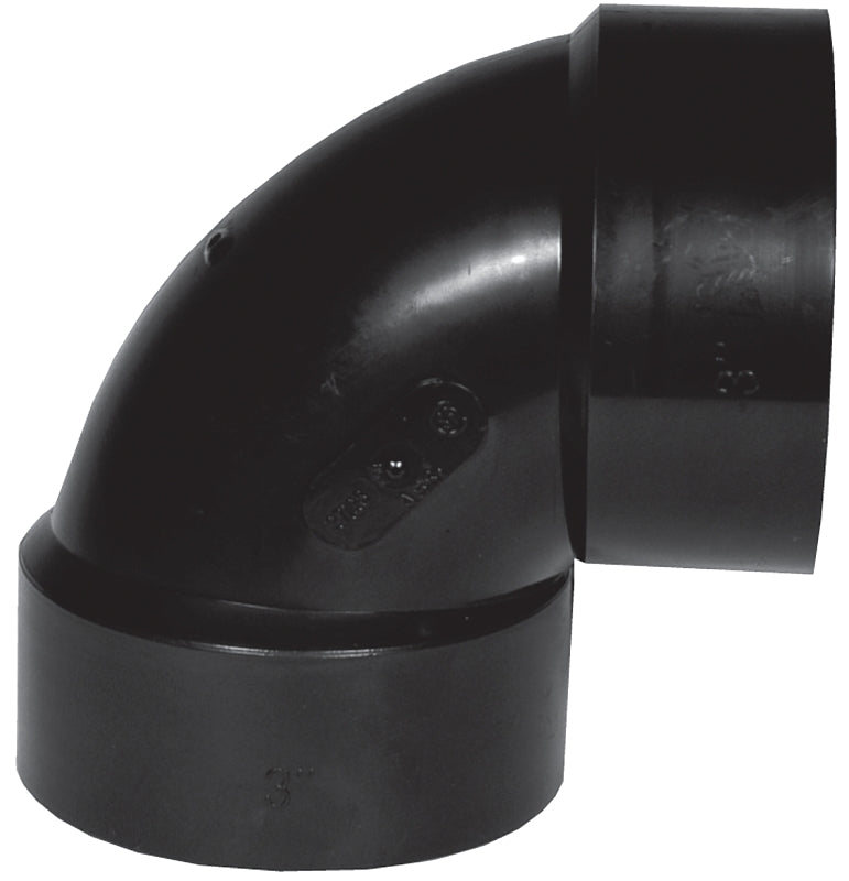 IPEX 027125 Pipe Elbow, 3 in, Hub, 90 deg Angle, SCH 40 Schedule