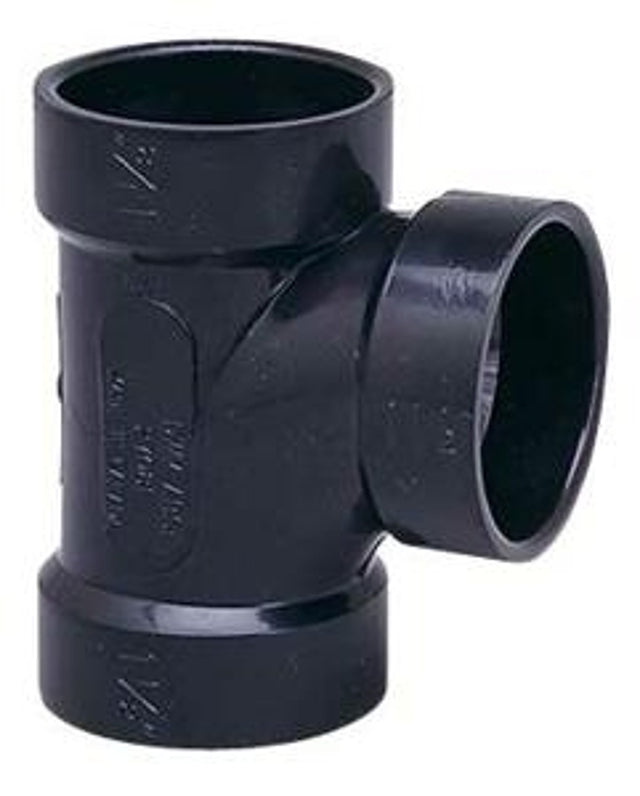 IPEX 027082 Sanitary Pipe Tee, 2 in, Hub, ABS, SCH 40 Schedule