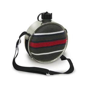 Stansport 280 Blanket Canteen, 2 qt Capacity, Plastic, Multi-Color, Screw-On Cover/Lid, 7-1/4 in L, 7-1/4 in W