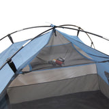 Stansport 728 Dome Tent, 96 in L, 84 in W, 4 Person, Blue/White