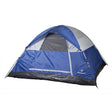 Stansport 728 Dome Tent, 96 in L, 84 in W, 4 Person, Blue/White