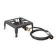 Stansport 208-100 Stove, 1-Burner, Propane, 15,000 Btu, Cast-Iron