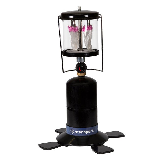 Stansport 170 Double Mantle Lantern, Propane, 810 Lumens, Green