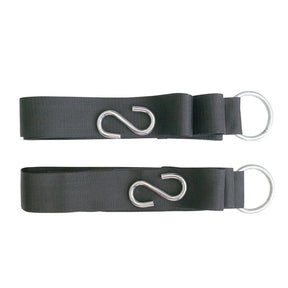 Stansport 31005 Hammock Tree Strap, Compact, Lightweight, Nylon, Black, Pack of 6