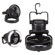 Stansport 450 Lantern and Fan Combo, 18-Lamp, LED Lamp, 40 Lumens Lumens, 240 hr Max Runtime, Black, Pack of 3