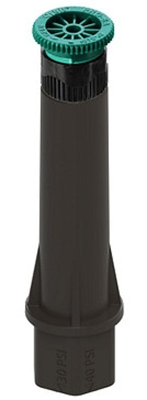 Orbit 54056 Shrub Head Sprinkler, Full-Circle, 2 gpm, 1/2 in Connection, Female, 1 to 4 ft, Adjustable Nozzle, Plastic