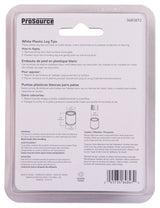 ProSource FE-50613-PS Furniture Leg Tip, Round, Plastic, White, 3/4 in Dia, 3/4 in H