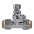 SharkBite Max Series UR24984A Service Stop Ball Valve, 1/2 x 3/8 in Connection, Push-To-Connect x Compression