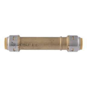 SharkBite Max Series UR3008A Pipe Coupling, 1/2 in, Brass, 250 psi Pressure