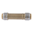 SharkBite Max Series UR3016A Pipe Coupling, 3/4 in, Brass, 250 psi Pressure