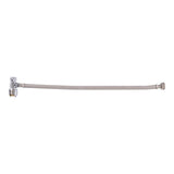 SharkBite UR24657Z Faucet Connector with Stop Valve, 1/2 in Inlet, FIP Inlet, 1/2 in Outlet, PTC Outlet, 20 in L
