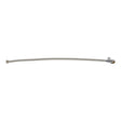 SharkBite UR24687 Braided Faucet Connector with Straight Stop Valve, 1/2 in Inlet, Push-Fit Inlet, 1/2 in Outlet