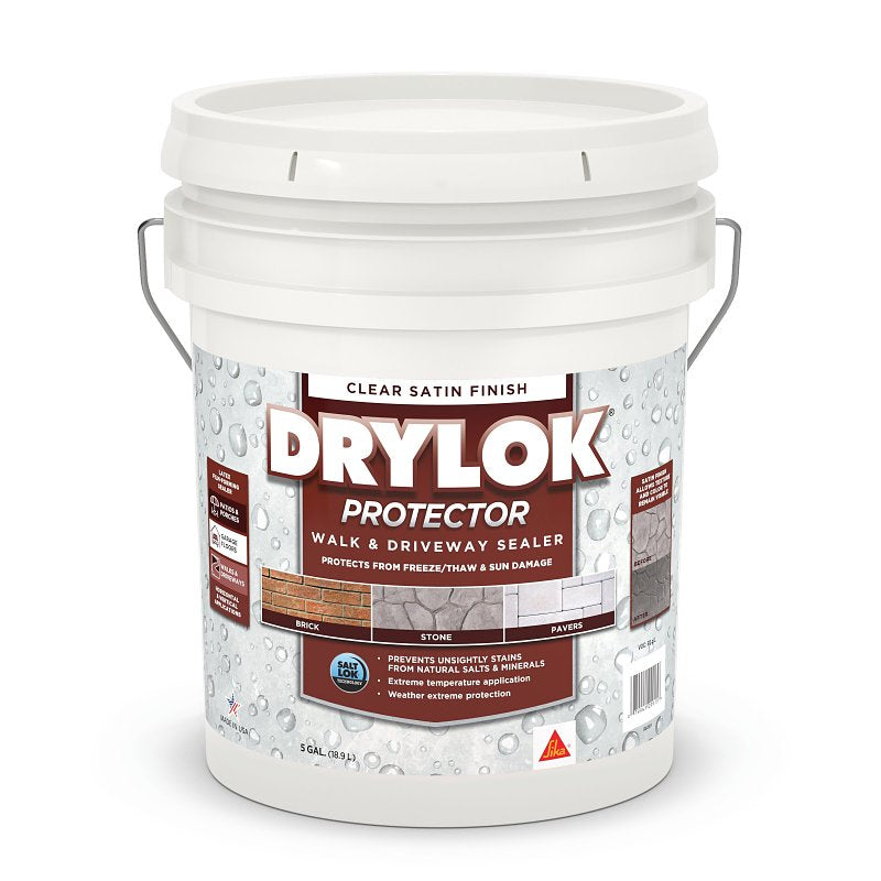 Drylok 29915 Concrete Protector, Satin, Liquid, 5 gal
