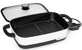 Presto Tuxedo 06854 Skillet Multi-Cooker, 16 in W Cooking Surface, 1500 W, White, Digital Control, Pack of 2