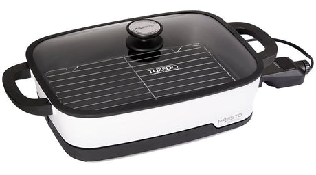Presto Tuxedo 06854 Skillet Multi-Cooker, 16 in W Cooking Surface, 1500 W, White, Digital Control, Pack of 2