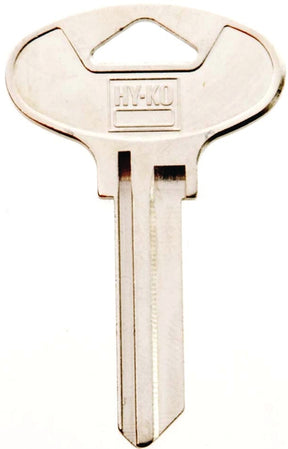 Hy-Ko 11010KW5 Key Blank, Brass, Nickel, For: Kwikset Cabinet, House Locks and Padlocks, Pack of 10