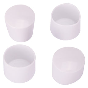 ProSource FE-50614-PS Furniture Leg Tip, Round, Plastic, White, 7/8 in Dia, 1 in H
