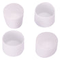ProSource FE-50614-PS Furniture Leg Tip, Round, Plastic, White, 7/8 in Dia, 1 in H