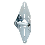 Prime-Line GD 52104 Garage Door Hinge, 3 in W Dimensions, 7/16 in Dia Pin, Steel, Galvanized, Non-Removable Pin