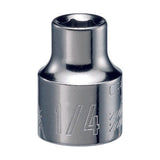 Craftsman 1/4 in. X 3/8 in. drive SAE 6 Point Standard Shallow Socket 1 pc