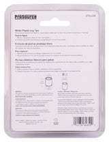 ProSource FE-50616-PS Furniture Leg Tip, Round, Plastic, White, 1-1/4 in Dia, 1-1/8 in H