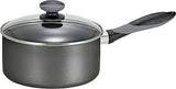 Mirro MIR-A7972184M Sauce Pan with Glass Lid, 1 qt Capacity, Aluminum, Thumb Rest Handle