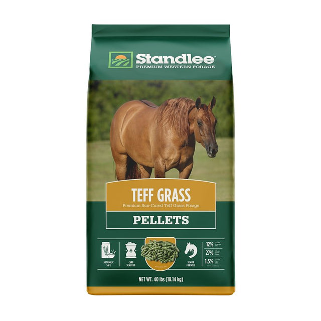 Standlee 2175-30101-0-0 Teff Grass Feed, Pellet, 40 lb