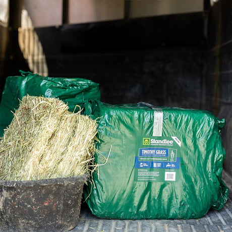 Standlee 1200-20021-0-0 Grass Grab and Go Compressed Bale, Dry, Timothy Flavor, 50 lb