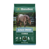 Standlee 1580-40101-0-0 Forage Grass, Cube, Alfalfa, Timothy Flavor, 40 lb Bag