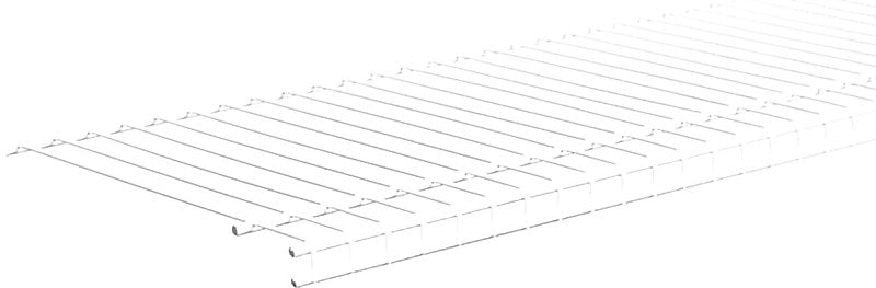 ClosetMaid SuperSlide 4714 Wire Shelf, 40 lb, 1-Level, 12 in L, 48 in W, Steel, White, Pack of 6