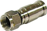 Gardner Bender F Series GDC-6CM Compression Connector, Nickel-Plated, Silver