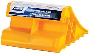 Camco USA 44492 Wheel Stop Chock, Plastic, Yellow, For: Tires Up to 29 in