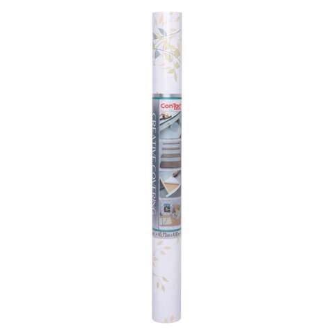 Con-Tact Creative Covering 16 ft. L X 18 in. W Aspen Aloe Acanthus Floral Self-Adhesive Shelf Liner, Pack of 6