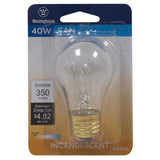 Westinghouse 40 W A15 A-Line Incandescent Fan Light Bulb E26 (Medium) White 1 pk, Pack of 6
