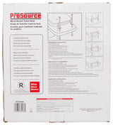 ProSource T-17WMC Toilet Seat, Round, MDF Molded Fiberboard, White, Chrome Plated Zinc Hinge Hinge