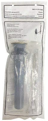 ProSource 20906 Sink Pop-up Assembly, Polished Brass