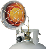 Reddy Heater Single Tank Top Heater, 9K/13K/15K BTU, Liquid Propane, Safety Tip Over, Steel, Silver