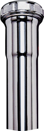 Plumb Pak PP12-12CP Pipe Extension Tube, 1-1/4 in, 12 in L, Slip-Joint, Brass, Chrome-Plated