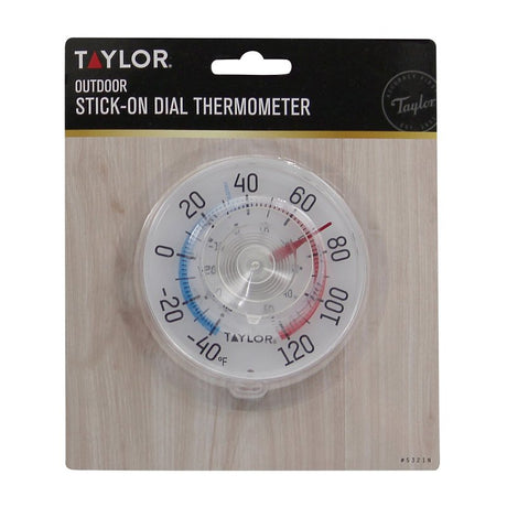 Taylor 5321N Thermometer, 1-1/4 x 3-1/2 x 3-1/2 in Dimensions, -40 to 120 deg F