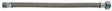 BrassCraft PSB830 Faucet Connector, 3/8 in Inlet, Compression Inlet, 1/2 in Outlet, FIP Outlet, Polymer Tubing, 12 in L