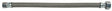 BrassCraft PSB832 Faucet Connector, 3/8 in Inlet, Compression Inlet, 1/2 in Outlet, FIP Outlet, Polymer Tubing, 16 in L