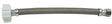 BrassCraft PSB855 Toilet Connector, 3/8 in Inlet, Compression Inlet, 7/8 in Outlet, Ballcock Outlet, 9 in L