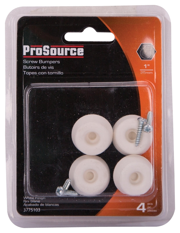 ProSource FE-S519-PS Furniture Bumper Pad, 1 in, Dome, Rubber