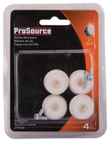 ProSource FE-S519-PS Furniture Bumper Pad, 1 in, Dome, Rubber
