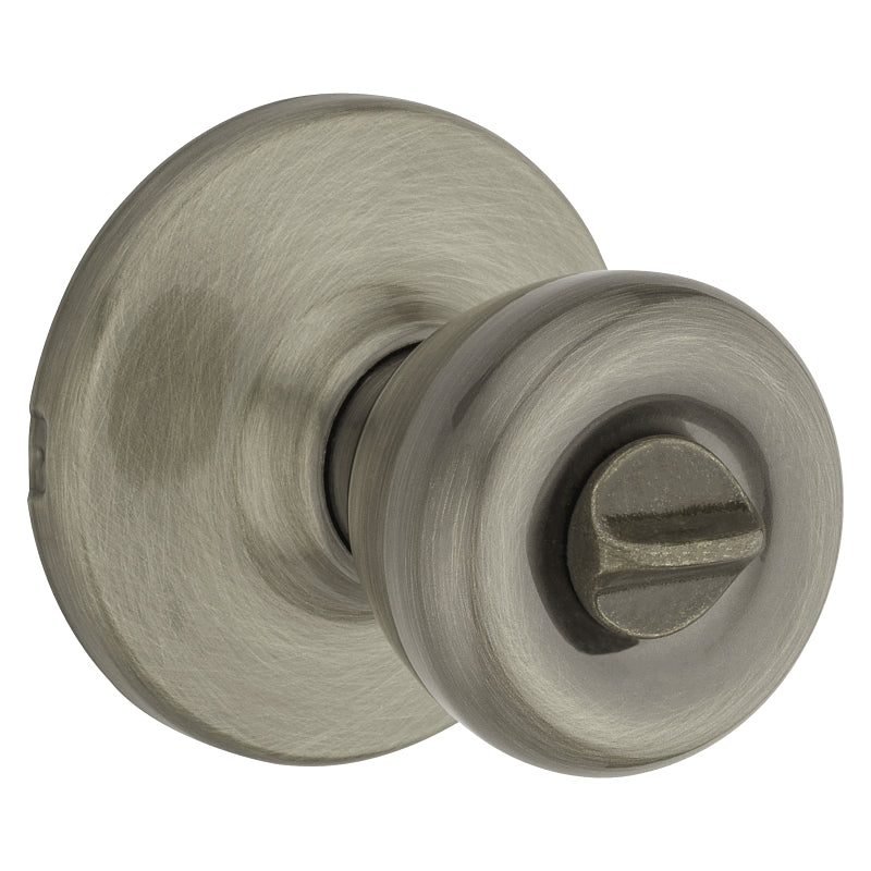 Kwikset 300T5RCLRCSBX Privacy Door Knob, Antique Brass