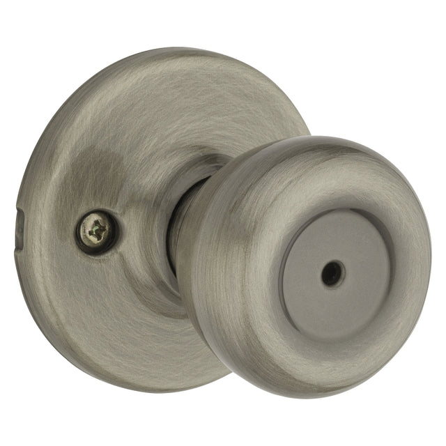 Kwikset 300T 5RCLRCSBX Privacy Lockset, Antique Brass