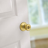 Kwikset 300T 3 6AL RCS V1 Privacy Lockset, 1-7/8 in Dia Knob, 2-5/8 in W x 2-5/8 in H Dimensions, Zinc