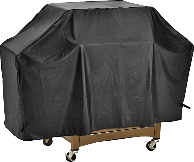 Omaha SPC04-123L Grill Cover, 18 in W, 34 in H, Vinyl, Black