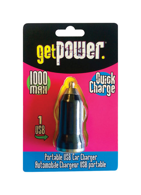 GetPower DC Single USB Car Charger 1 pk, Pack of 6
