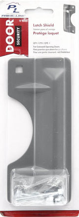 Defender Security U 9500 Latch Shield, 7 in L, 3 in W, Steel